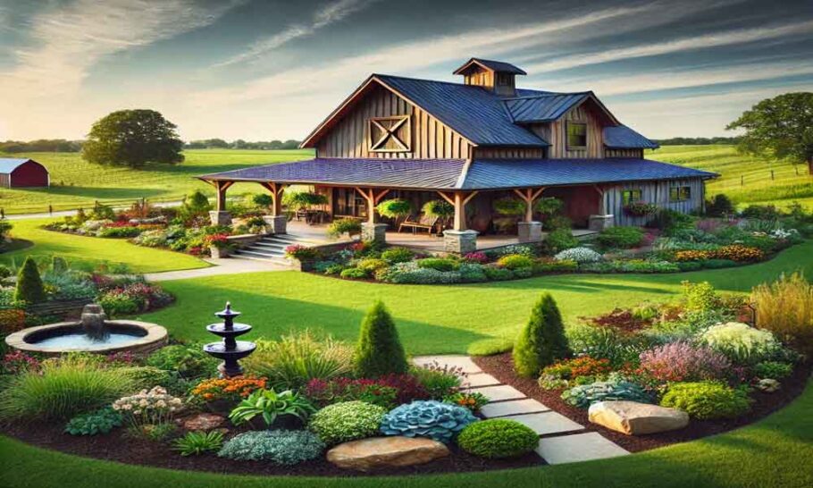 The Best Landscaping Ideas for Barndominiums