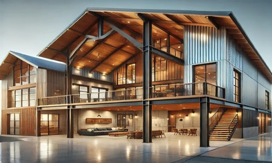 The Rise of Hybrid Barndominiums: Combining Metal, Wood, and Concrete for Stunning Results