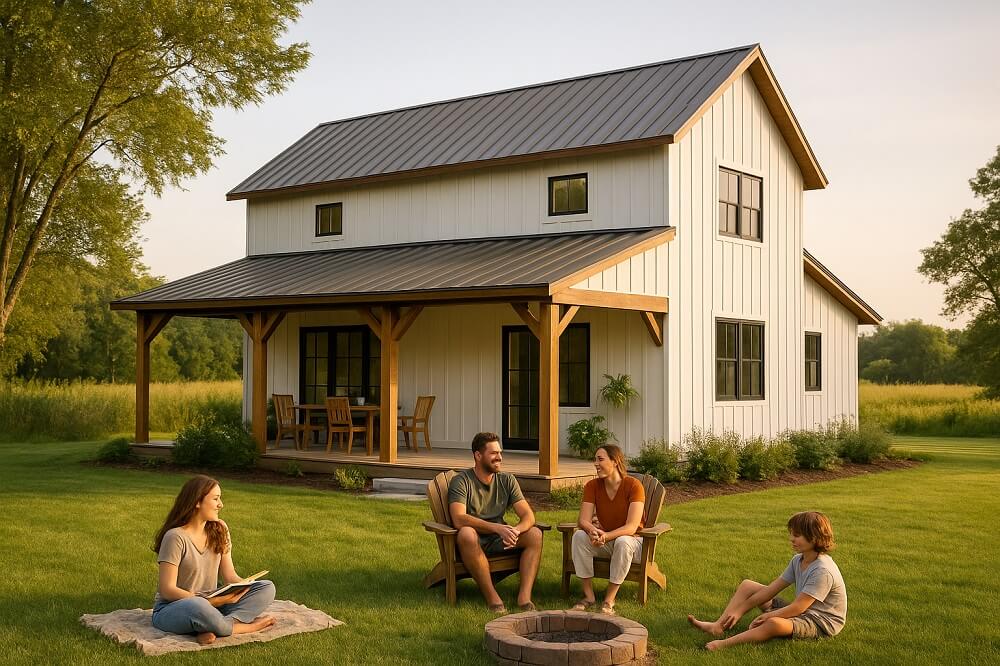 digital detox barndominium