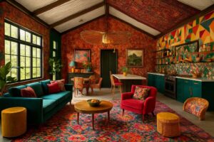 colorful-barndominium-interior