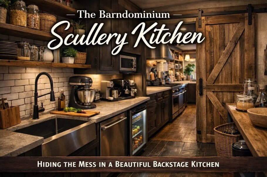 barndominium scullery kitchen